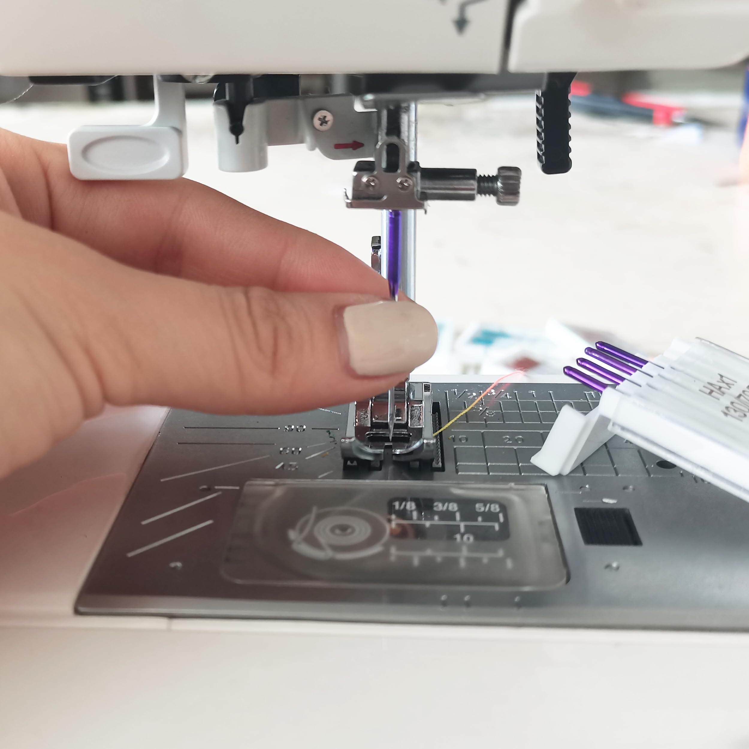Amazon.com: HONEYSEW 30 Pieces Sewing Machine Needles HAX1 130
